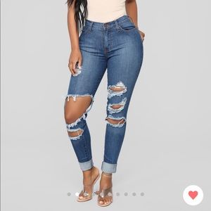 fashion nova ripped jeans